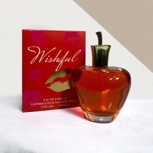 Perfume Fragancia Larga Duracion De Calidad  WISHFUL 100 ml Diseño De Lujo Para Dama Excelente Fijación Floral Hermosa Presentación - WISHFUL - Ver 1