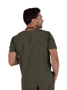 SOULMATE Filipina Médica Quirúrgica Hombre Boston - Verde militar - Ver 2