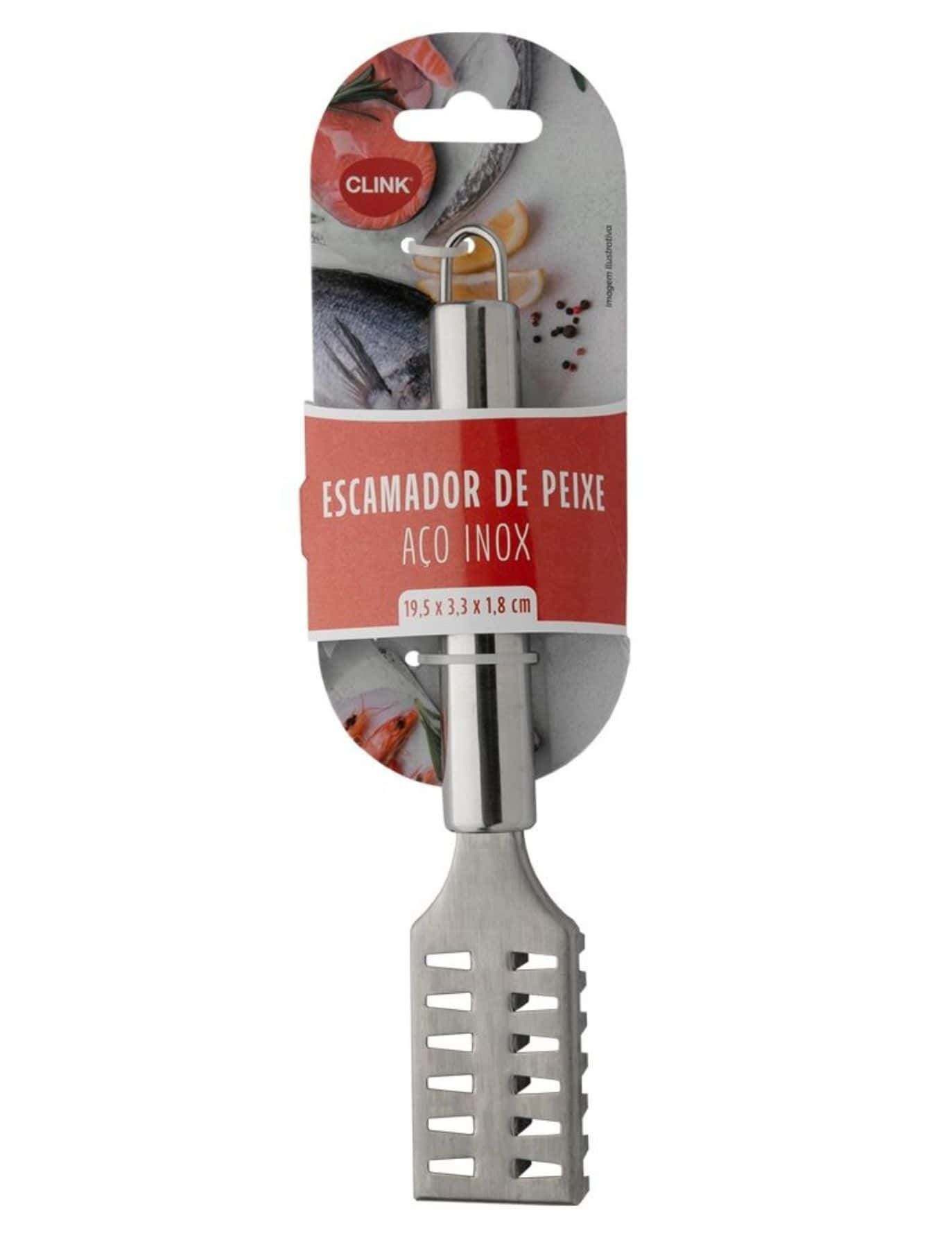 Removedor de Escamas de Peixe Aço Inox CK5343 - Prata - Visão 1