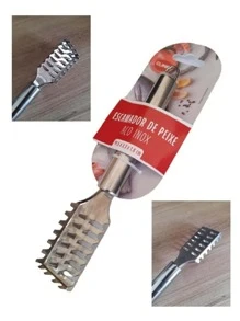 Removedor de Escamas de Peixe Aço Inox CK5343 - Prata - Visão 2