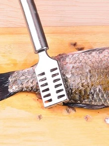 Removedor de Escamas de Peixe Aço Inox CK5343 - Prata - Visão 6