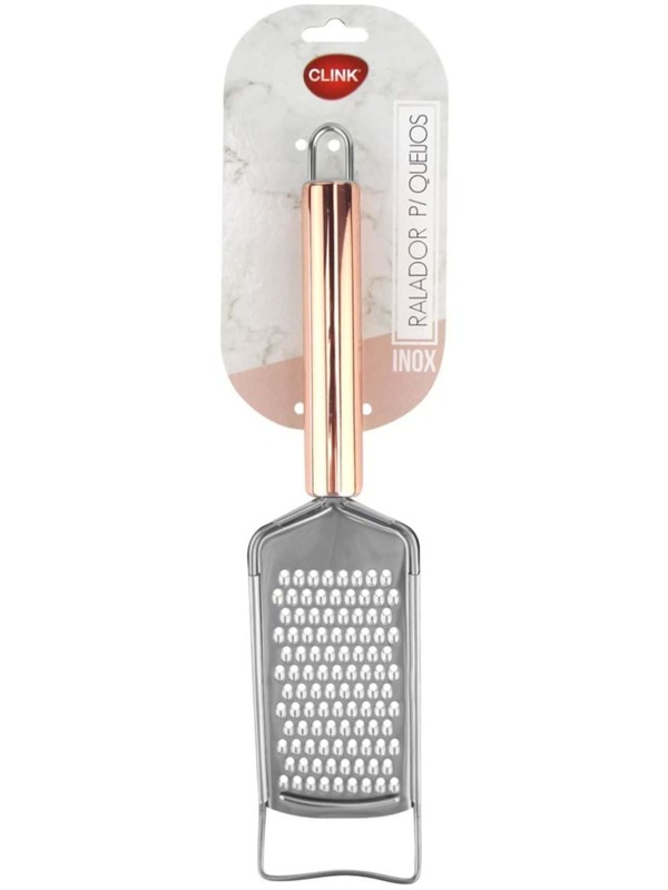 Ralador Fino de Queijo ou Chocolate Com Cabo Rose Gold CK4666