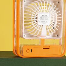 2023 New Portable Water Spray Fan USB Rechargeable Electric Humidifier Table Air Conditioner 4.5W Mini Plastic Battery Fan - Multicolor - View 1