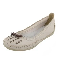 Women Flats - 白色 - 查看 2