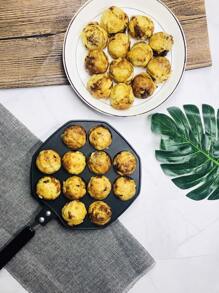 12 Cavities Household Takoyaki Maker Octopus Balls Grill Pan Baking Tools Machine Baking Tray Bakeware Tools - Black - View 1