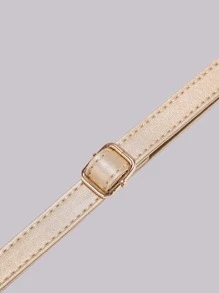 Apricot Color Fashionable And Versatile Replacement Shoulder Strap - Gold - View 6