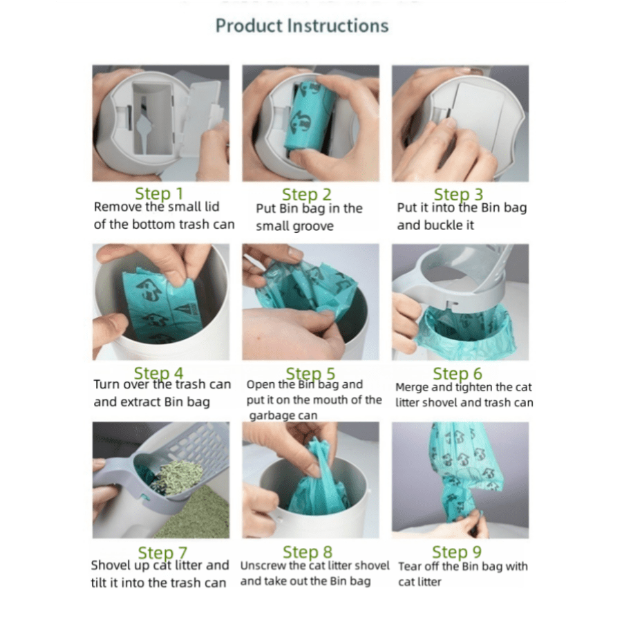 All-in-one Pet Waste Shovel For Cat Litter | SHEIN USA