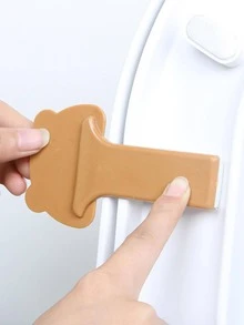 1入組馬桶座套,浴室馬桶蓋開瓶器,衛生座位套手柄 - 白色 - 查看 3