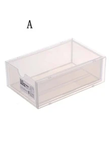 1入組辦公桌化妝品收納盒，文具收納櫃，可堆疊，帶抽屜，可存放小物品 - 白色 - 查看 5