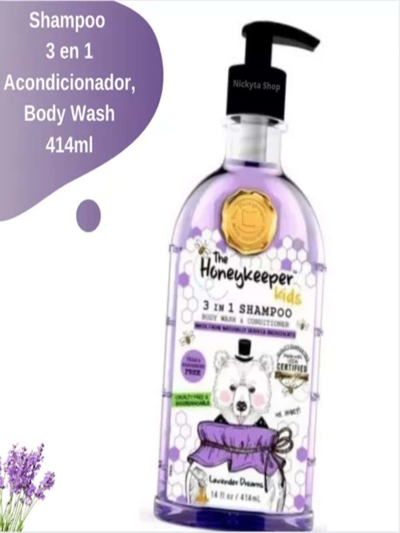 Children's Shaampoo 3 In 1 - Purple - View 1