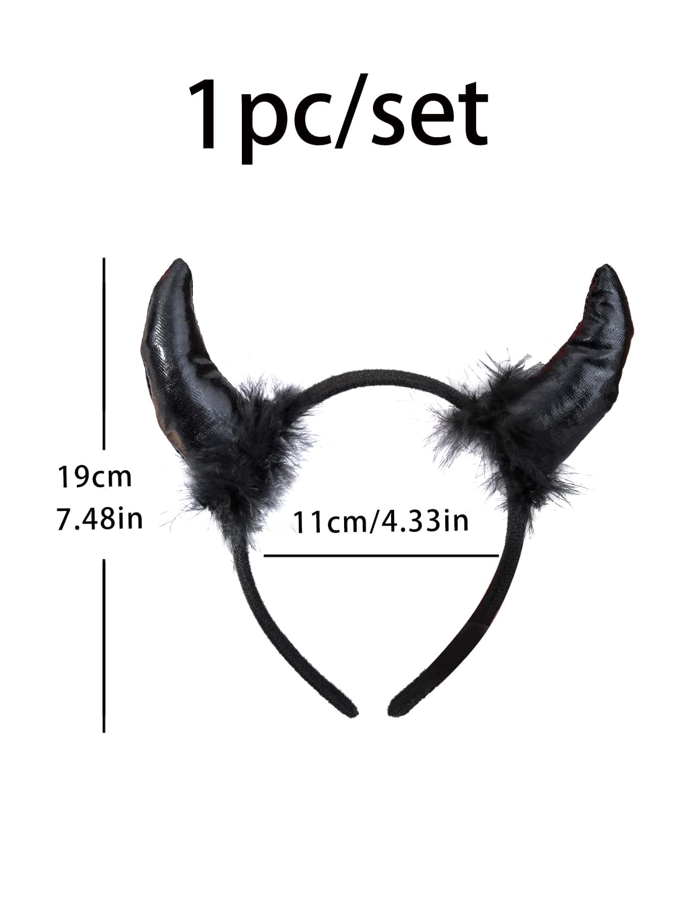 Halloween Children's Cute Devil Horns Headband Party Festival Headwear