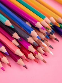 1盒/12入組彩色鉛筆 - 彩色 - 查看 2
