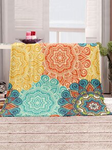 1 Miếng Boho Mandala In Hoa Chăn nỉ Flannel Đối với Sofa Và Giường , Ấm áp Và Thoải mái Nhà  Trang trí - Nhiều màu - Xem 4
