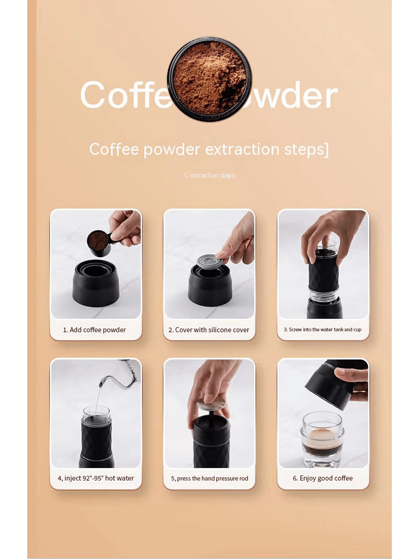 1pc Silicone Capsule Coffee Machine, Simple Daily Coffee Machine For