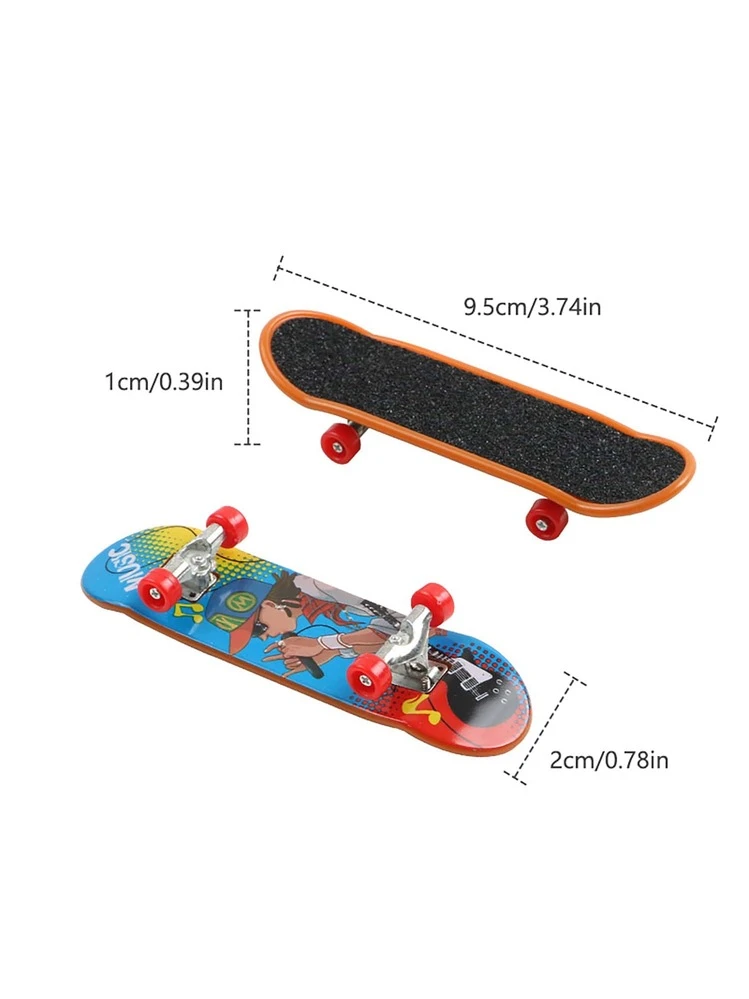 Set De 10 Monopatines De Dedo, Mini Patinetas De Juguete Con 12 Accesorios, Regalo Ideal Para Niños