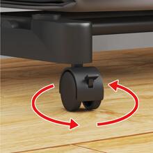 Mobile Clothes And Hat Rack With Wheels, Nordic Style Luxury Standing Coat Hanger For Home Bedroom - Black - View 6