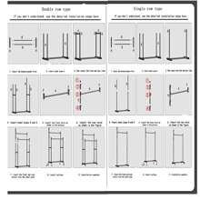 Mobile Clothes And Hat Rack With Wheels, Nordic Style Luxury Standing Coat Hanger For Home Bedroom - Black - View 9