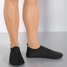 男士透氣涉水鞋適用於海灘,游泳,遠足和涉水 - 黑色 - 查看 3