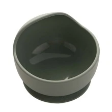 6pcs Simple Silicone Dining Sets, Classic Green Cutlery Sets For Babies - Army Green - View 4