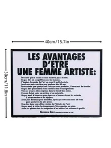 1 pieza Decoración mural negro con estampado - Negro - Ver 4