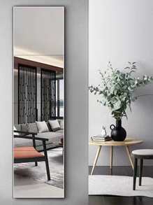 1 miếng dán gương trang trí màu trắng cho phòng ngủ, phòng khách, tủ quần áo, phòng học, phòng tắm, bàn trang điểm; có thể kết hợp để tạo thành gương trang trí toàn thân Quà tặng tốt nhất - trắng - Xem 2