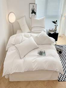 羽絨被套套裝 - 白色 - 查看 3