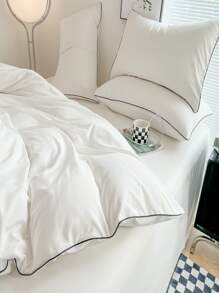羽絨被套套裝 - 白色 - 查看 4