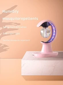 三合一多功能蚊子驅蟲,小夜燈,和空氣加濕器適用於臥室,客廳帶安靜操作 - 白色 - 查看 5