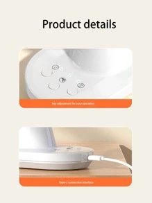 三合一多功能蚊子驅蟲,小夜燈,和空氣加濕器適用於臥室,客廳帶安靜操作 - 白色 - 查看 9