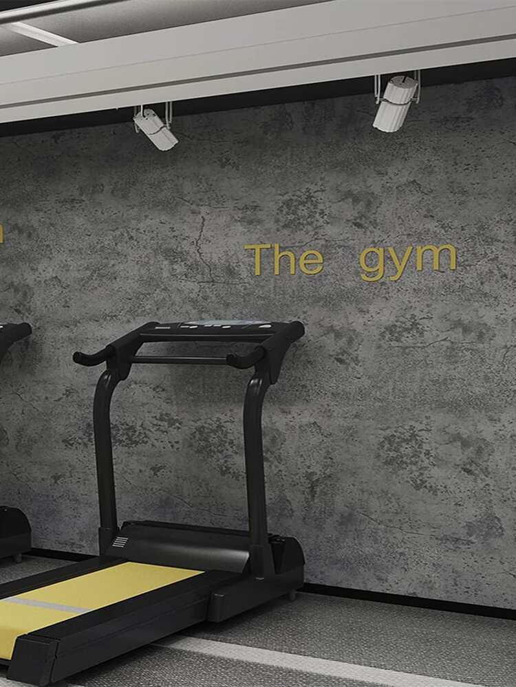 1卷深灰色 3D 混凝土壁紙，啞光紋理，可拆卸水泥接觸紙乙烯基磚壁紙貼紙，適用於浴室、客廳和臥室 - 深灰色 - 查看 4