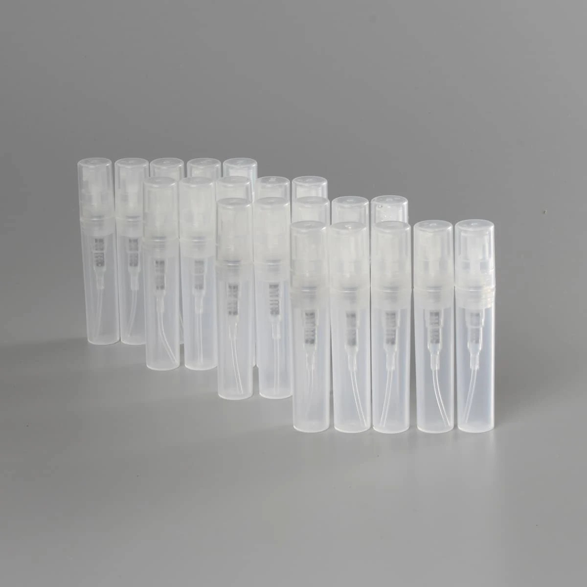 20 chai xịt nhựa mini 3ml đựng nước hoa/dầu/trang điểm, hộp đựng mỹ phẩm du lịch có thể nạp lại, trang điểm, giá rẻ, trang trí phòng, bàn trang điểm, du lịch, phòng ngủ, phụ kiện trang điểm - Trong sáng - Xem 1