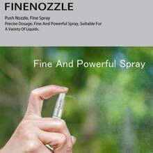 20 chai xịt nhựa mini 3ml đựng nước hoa/dầu/trang điểm, hộp đựng mỹ phẩm du lịch có thể nạp lại, trang điểm, giá rẻ, trang trí phòng, bàn trang điểm, du lịch, phòng ngủ, phụ kiện trang điểm - Trong sáng - Xem 8