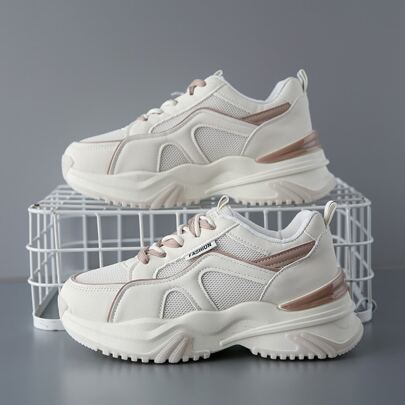 de mujeres papá Zapatos , grueso Bottom , resorte con otoño , malla transpirable , alumno Zapatos