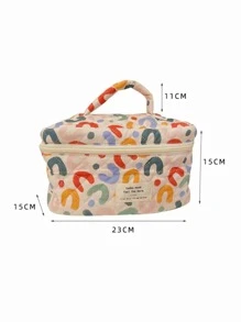1个韩版Y2K美学软卡通旅行大容量化妆品收纳包，化妆包，护肤包，洗漱包，旅行必备，邮轮必备，宿舍必备，婚礼伴娘礼物，妈妈礼物，生日礼物，送给朋友和老师的礼物，家居装饰，床头唇油收纳包，指甲油收纳包，化妆旅行洗漱包，礼品收纳拉链配件指甲包，化妆包，桌面收纳包，化妆包，化妆袋，化妆品包，旅行必备，大容量，大号化妆包，圣诞礼物，收纳袋，旅行，女士旅行必备礼物，收纳袋，手拿包/小手提包，化妆品收纳包，化妆品整理包，收纳袋，刷子收纳袋，迷你收纳袋，大容量收纳袋，女士礼物，圣诞礼物，女士礼物创意 - 彩色 - 查看 7