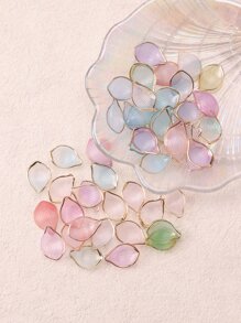 50 cái Acrylic trong suốt Mờ Biến đổi dần Vàng Cạnh Cánh hoa DIY Chiếc kẹp tóc Phụ kiện trang sức Chất liệu - Nhiều màu - Xem 1