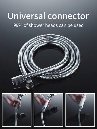 2 meters Shower Hose, 79 Inches Shower Hose Extra Long, Superior Shower Hose Attachment for Shower Head, Durability stainless steel Made Connectors Shower Head Hose