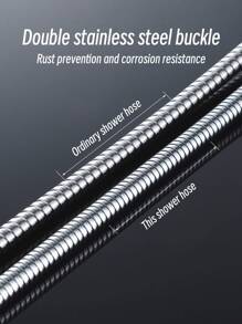 2米淋浴软管，79英寸超长淋浴软管，优质淋浴软管接头，适用于淋浴喷头，耐用不锈钢连接器，淋浴喷头软管，浴室配件，浴室工具