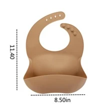 6pcs Simple Silicone Dining Sets, Classic Durable Camel Cutlery Sets For Babies - Camel - View 4