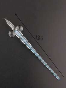 1pc Solid Color Dip Pen, Creative Multi-purpose Dip Pen For Drawing, Illustration - Baby Blue - View 9