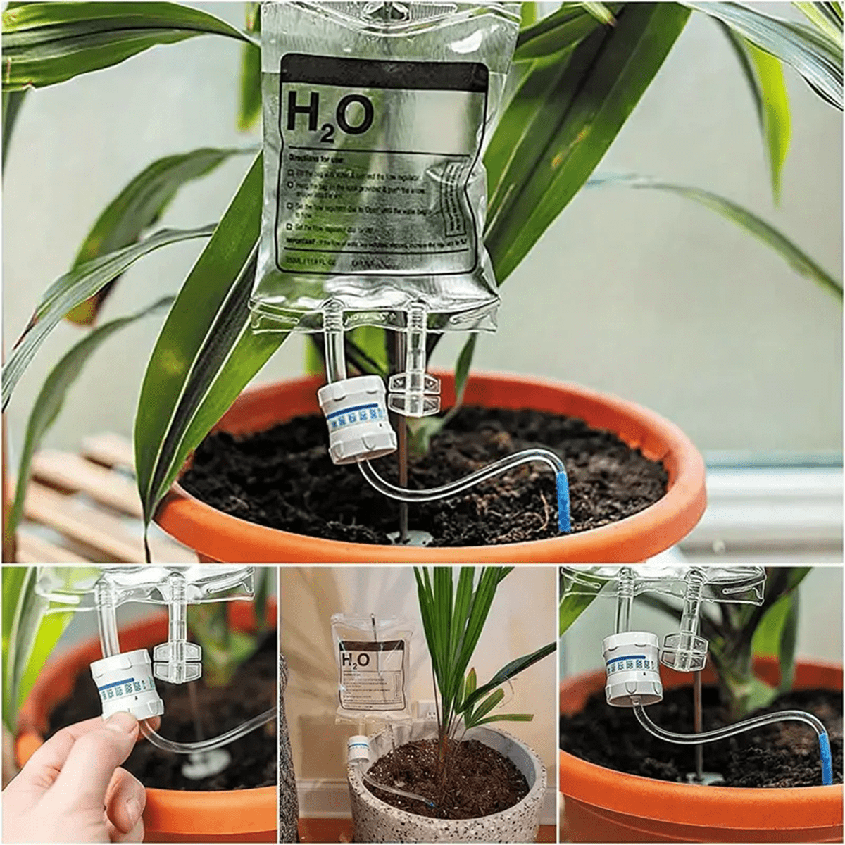 1pc Potted Plant Automatic Drip Irrigation System, Timed Watering