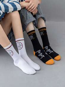 3/5/10 双随机女士街头个性化滑板袜 - 彩色 - 查看 5