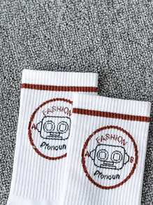 3/5/10 双随机女士街头个性化滑板袜 - 彩色 - 查看 4