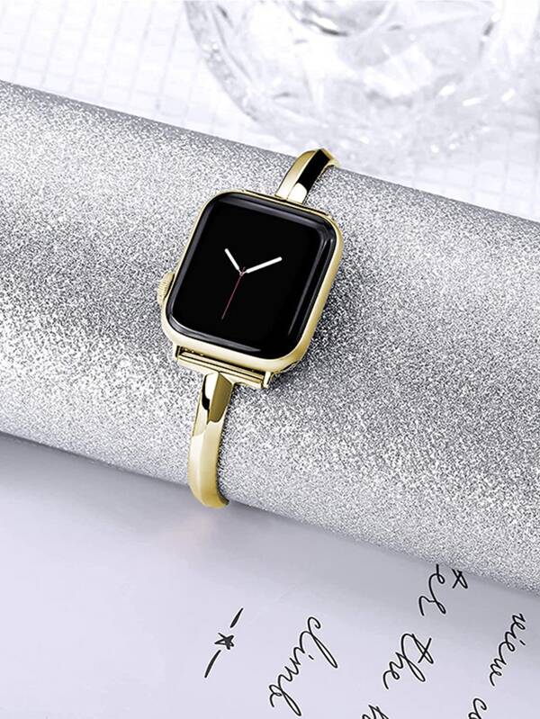 1pc Thin T-Shape Metal Watch Band, Compatible With Apple Watch 38/40/41/42/44/45/46/49mm, Fits Series Ultra/SE/10/9/8/7/6/5/4/3/2/1