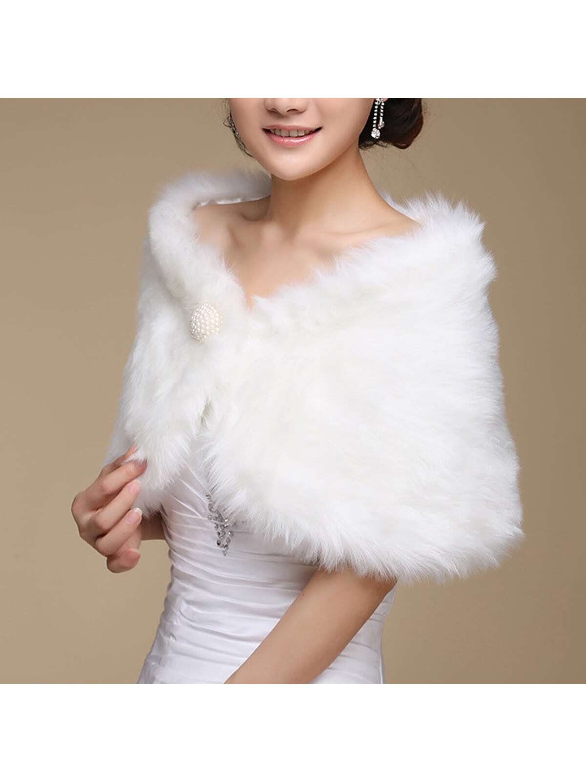 1 قطعة شال فاخر من القماش المخملي الناعم ذو لون أح...