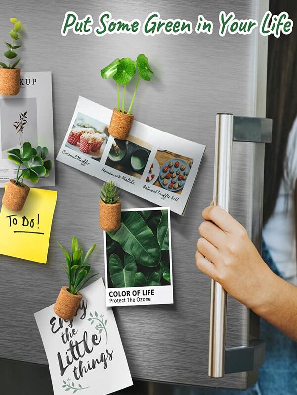 Plant Fridge Mini Succulent Artificial Plants