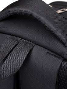 大容量男士後背包旅行15.6"筆記本電腦黑色書包包青少年大學書包旅行後背包背包電腦雙肩包後背包適合男士適用於假期度假旅行商業戶外醫院返校適合男士和男生學生旅行必備旅行配件 - 黑色 - 查看 5