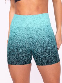 Women Sports Shorts - 綠色 - 查看 6