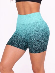 Women Sports Shorts - 綠色 - 查看 7