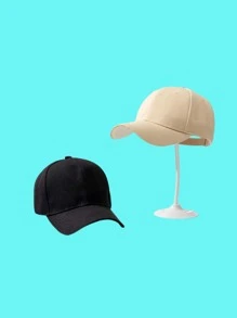 Men Baseball Cap For Daily Use For Summer Gift For Friend Casual - Blue and White - View 2