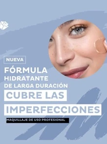 Base De Maquillaje Líquido Profesional FPS10+ Alta Cobertura Antiporos Sin Sensación Grasa